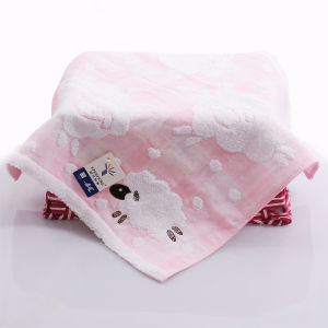 Khăn Vuông Cotton Nguyên Chất Mềm Mại Thấm Hút Cho Trẻ Em Dùng Để Lau Tay Khăn Mặt Trẻ Em Thương Hiệu KING SHORE