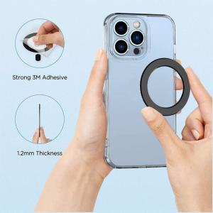 Stiker Cincin Logam Hp Magnetik Universal & Pengisi Daya Nirkabel