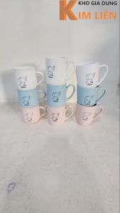 Ly cốc HOKORI nhựa VIỆT NHẬT cao cấp - Uống nước cà phê sữa cho bé - Chính hãng 6362 + 6366 + 6369