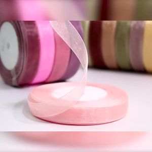 Ruộng Lụa Organza Nhiều Màu Sắc 15cm Dệt Móc Hình Hoa Nơ Dùng Làm Quà Tặng Trang Trí Tóc Và Quần Áo Chất Liệu Polyester/nylon