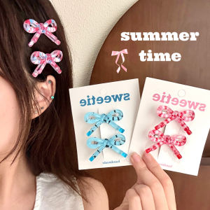 1/5 Packs Bow Hair Clip Cute and Simple Hairband Clip Headpiece Hair Clip Temperament Duckbill Clip