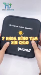 Máy Hút Dịch Cầm Tay YUWELL 7B 1 Thiết Kế Nhỏ Gọn An Toàn Sử Dụng Dung Tích 200ML