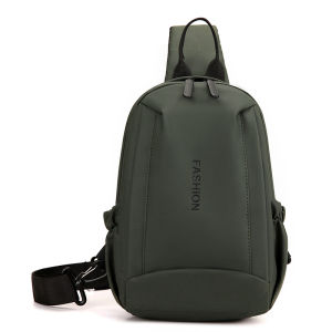 Casual Mens Crossbody Bag Fashionable Single Shoulder Sling Bag Leisure Riding Waist Bag Trendy Chest Bag Sporty Diagonal Bag