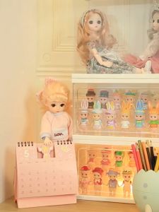 【COD】Toy Display Storage Box Transparent Case Dust Proof Cabinet Doll Box Cover Kotak Simpan Patung