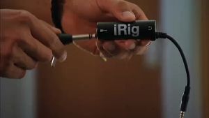 1 pc IRIG guitar interface converter 3.5mm audio cable with low background noise high fidelity frosted anti scratch feature