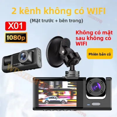 Camera Hành Trình 3LENS 1080P 2/3 Kênh Ghi Hình Video Với WiFi Ứng Dụng Điều Khiển DVR Ô Tô Camera Trước Sau Hộp Đen Xe Hơi Phụ Kiện Ô Tô