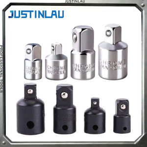 JUSTINLAU 1/2 3/8 1/4 Impact Socket Adapter Converter Reduction Socket Joint Electric Wrench Ratchet Wrench Key Car Repair Tool