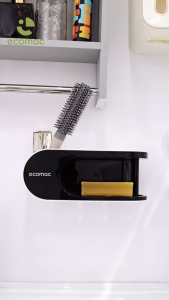 Khay Đựng Xà Phòng ECOMAC Có Ngăn Để Đồ Móc Treo Không Cần Khoan Đục EC26