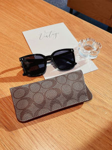 Portable Anti-Pressure Womens Sunglasses Case Fashionable Storage Bag Protective Cover Convenient Carry-On for Glasses