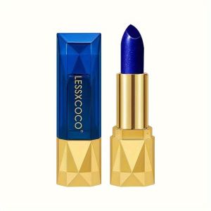 Son Môi Đổi Màu Blue Rose Không Thấm Nước Lâu Trôi Son Bóng Cho Nữ Son Môi Đổi Màu Theo Nhiệt Độ Với Đặc Tính Dưỡng Môi