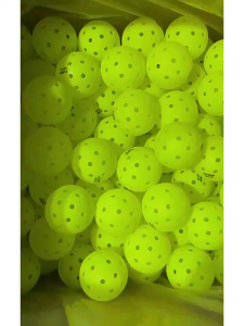 X-Ace Pro-40 Pickleball Balls 6pcs USAPA Standard 40 Holes High Visibility Green Training Competition Pickle Balls