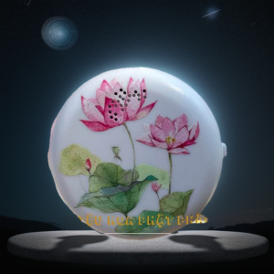 Máy niệm phật hình tròn hoa sen 57 Bài Kinh