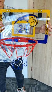 Basketball Hoop Mini Basketball Ring for Kids/Adult Outdoor/Indoor Folding Dunk No Punching With Ball