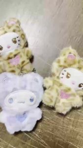 Sanrio | Kawaii Sang Trọng Hello Kitty Móc Khóa 1/4 Chiếc Sinh Viên Phụ Kiện Trang Trí Mèo Con Dễ Thương Mặt Dây Chuyền Bông PP Đầy Móc Khóa Cho Mọi Lứa Tuổi