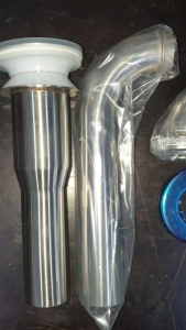 Sifon Leher Angsa Wastafel Pencet Tekan On Off Pop Up Afur Air Stainless Pipa Saluran pembuangan air Sifon angsa SS Alphard