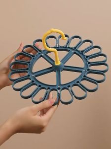 [SG SELLER]360 Rotating Gyro Hangers With Clips Multifunctional Portable Clothes Hangers For Socks Underwear Travel