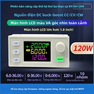 Bộ Điều Chỉnh Điện Áp CNC XY-SK60X/SK120X 60W/120W Mô-đun Sạc Năng Lượng Mặt Trời Dòng Điện Áp Không Đổi Với Hỗ Trợ MPPT