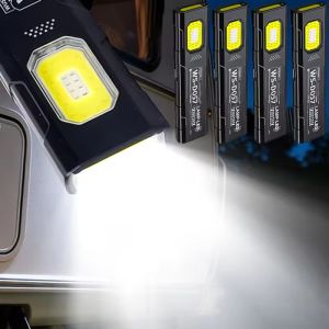 Đèn pin LED Mini TYPE-C sạc không thấm nước xách tay ánh sáng mạnh ngọn đuốc cho câu cá đi bộ đường dài cắm trại ngoài trời