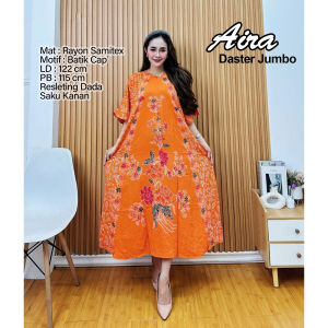 Pakaian Wanita DASTER JUMBO XXL dan XLbatik cap untuk ibu Menyusui Kain Rayon Samitex