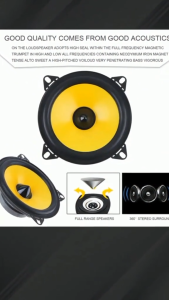 COD Cepat LaBo 2 PCS Speaker Subwoofer Mobil Stereo HiFi 4 Inch 60W / Speaker Pintu Mobil LB-PS1401D