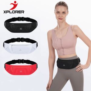 New Design Slim Waist Pack Running Belt Bag Jogging Phone Holder Travel Waist Bag Adjustable Waterproof Sports Bag