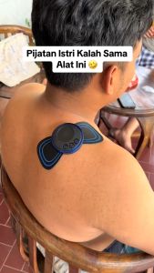 COD XY Alat Pijat Elektrik Tempel Terapi Leher EMS Electric Massager - XY-668 / alat pijat elektrik tempel mini viral di tiktok leher tangan kaki punggang multifungsi kupu-kupu seluruh badan kuat rekomended terbaik terlaris terbaru tren bagus baru viral