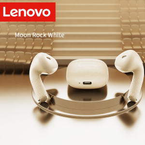 Lenovo | Lenovo TWS EA166 Bluetooth 5.4 Wireless Leather Earphones Stereo ENC Noise Cancelling Headphone 38ms Low Latency Gaming Headse