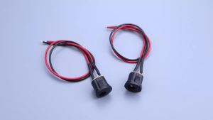 YanXi 5.5x2.1mm 5.5x2.5mm Convenient Snap Type DC Power Jack Socket Female Panel Mount Connector Port With 20cm Wire Cable DIY