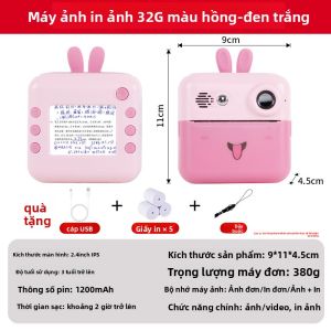 NIOYE | Máy Ảnh Trẻ Em In Ảnh Lấy Ngay NIOYE 24B Chụp Ảnh & Quay Video Quà Tặng Sáng Tạo Cho Bé Trai và Bé Gái