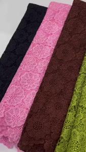 Water Soluble Fabric Lace African Guipure Cord Lace Fabric 2026 High Quality Elegant Lace Fabric For Women Wedding Party AT2692