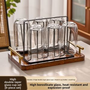 Baroquehouse | Double Layer Insulated Glass Drinking Cups