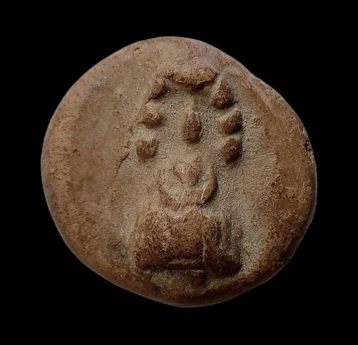 1754 พระเครื่อง พระนาคปรก จันทร์ลอย เนื้อดิน ไม่ทราบที่