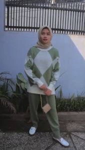 Sabrina Fashion - Joanna Knit OneSet Rajut Premium Import Jumbo