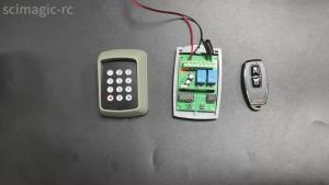 Universal 2 Channels Garage Door Receiver 433MHz Access Control Password Wireless Keypad Transmitter Garage Gate Door Opener