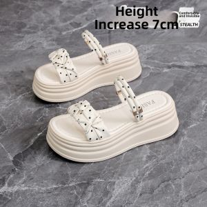DINGMUYI | Fashionable 2-way Thin-showing Beach Sandals 7CM