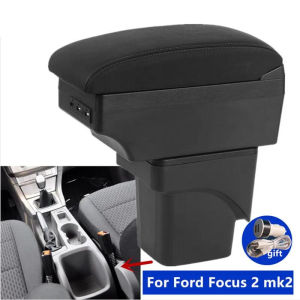 For Ford Focus 2 Armrest Box For Ford Focus mk2 Car Armrest Car Accessories Interior details Retrofit parts Storage Box