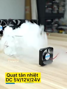 Quạt tản nhiệt DC 24V 12x12x3.8cm 2 dây chất lượng tốt -Fixpro