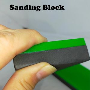 【Local Warehouse】【Green/ White】Car Putty Sanding Board Water Sandpaper Backing Board Car Sanding and Polishing Tools Putty Grinding Ash Board Sanding-Block