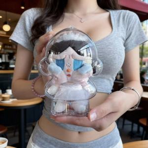 POPMART CRYBABY SHINY SHINY New Release Dustproof Protective Cover Card Holder Collectible Toy Blind Box Authentic Packaging