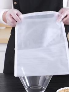 100 Mesh Food Filter Reusable Nylon Filter Bags Nut Milk Bags Strainers Cheese Yogurt Filter Kitchen Fine Mesh Strainer