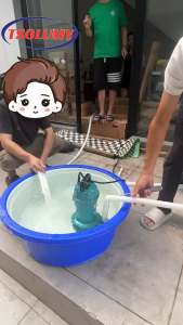 Tsolumy Pompa Celup Air Kotor 750W Submersible Pump 1 inch Pompa Kolam Ikan / Pompa Banjir