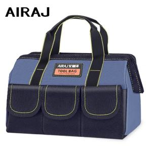 16 Inch Multifunctional Tool Bags 1680D Oxford Cloth Electrician Bags Waterproof and Wear-Resistant High Capacity Storage Bags