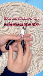 Kìm cắt móng Bằng Thép không gỉ Living CTẩy Da Chết Dụng cụ làm móng chân Kìm mũi đại bàng Làm Nail