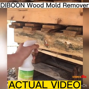 DIBOON Wood Mold Remover 500ml Mould Mildew Removal Spray for Pure Wood Raw Wood Solid Wood Furniture Wardrobe Cabinet Board