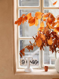 [GR] Creative Retro European-Style Mechanical Automatic Page Turning Clock Living Room TV Cabinet Home Digital Clock Decoration