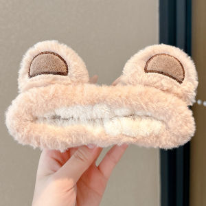 PINK EMPRESS | Cute Bear Plush Headband Set