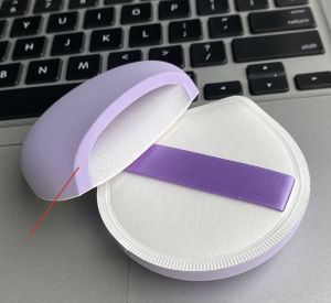 Ultra-Soft Large Purple Cotton Candy Powder Puff XL Thickened Rubycell Waterdrop Shaped Foundation Liquid Air Cushion Puff