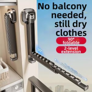 WEVOLA | Space-saving Retractable Indoor Balcony Drying Rack