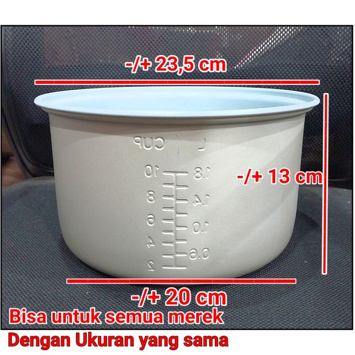 Panci Teflon rice cooker/mejikom 1,8 Liter. Cosmos Dll, bisa semua merk