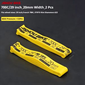 JSHOU BIKE | JSHOUBIKE 0.5mm Ultra Thin Bicycle Rim Tape High Density Nylon 125PSI High Pressure Puncture Proof Fit 14-29in 700C Wheels